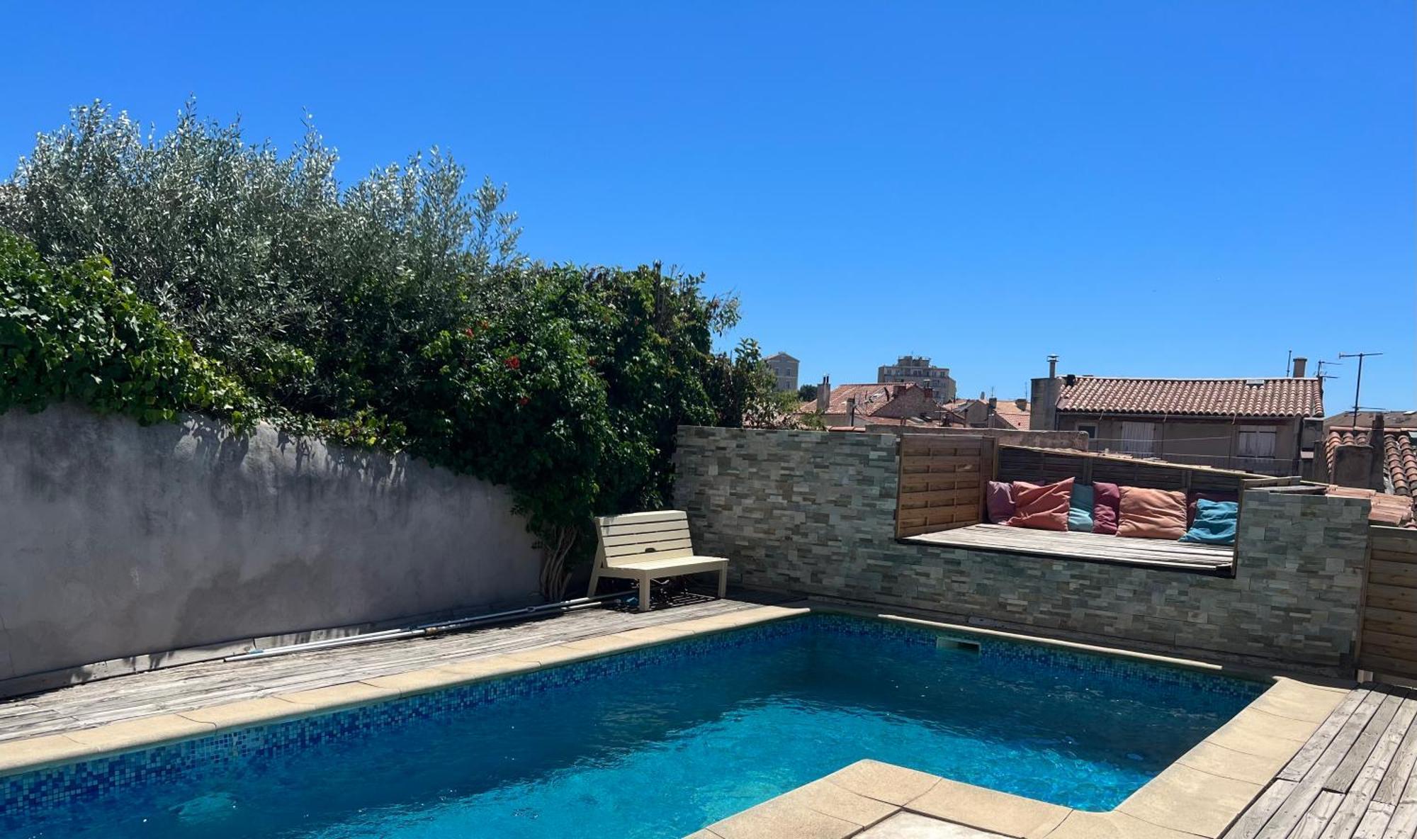 Pour 4 Face A La Piscine Lejlighed Marseille Eksteriør billede